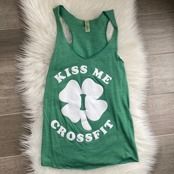 Alternative Earth Green Crossfit Tank Top Large - Picture 3 of 6